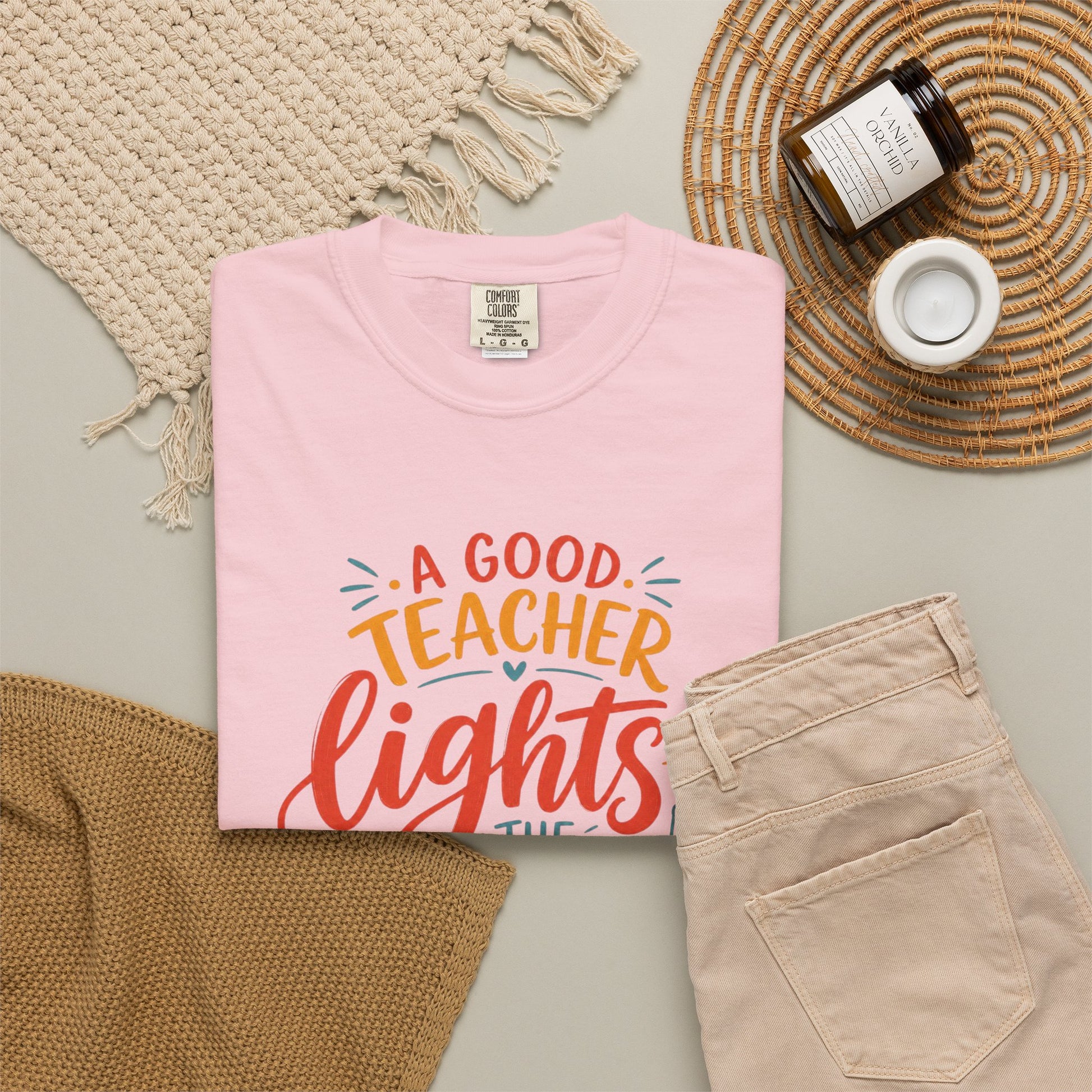 A Good Teacher Lights the Way T-shirt | Teacher Appreciation Tee