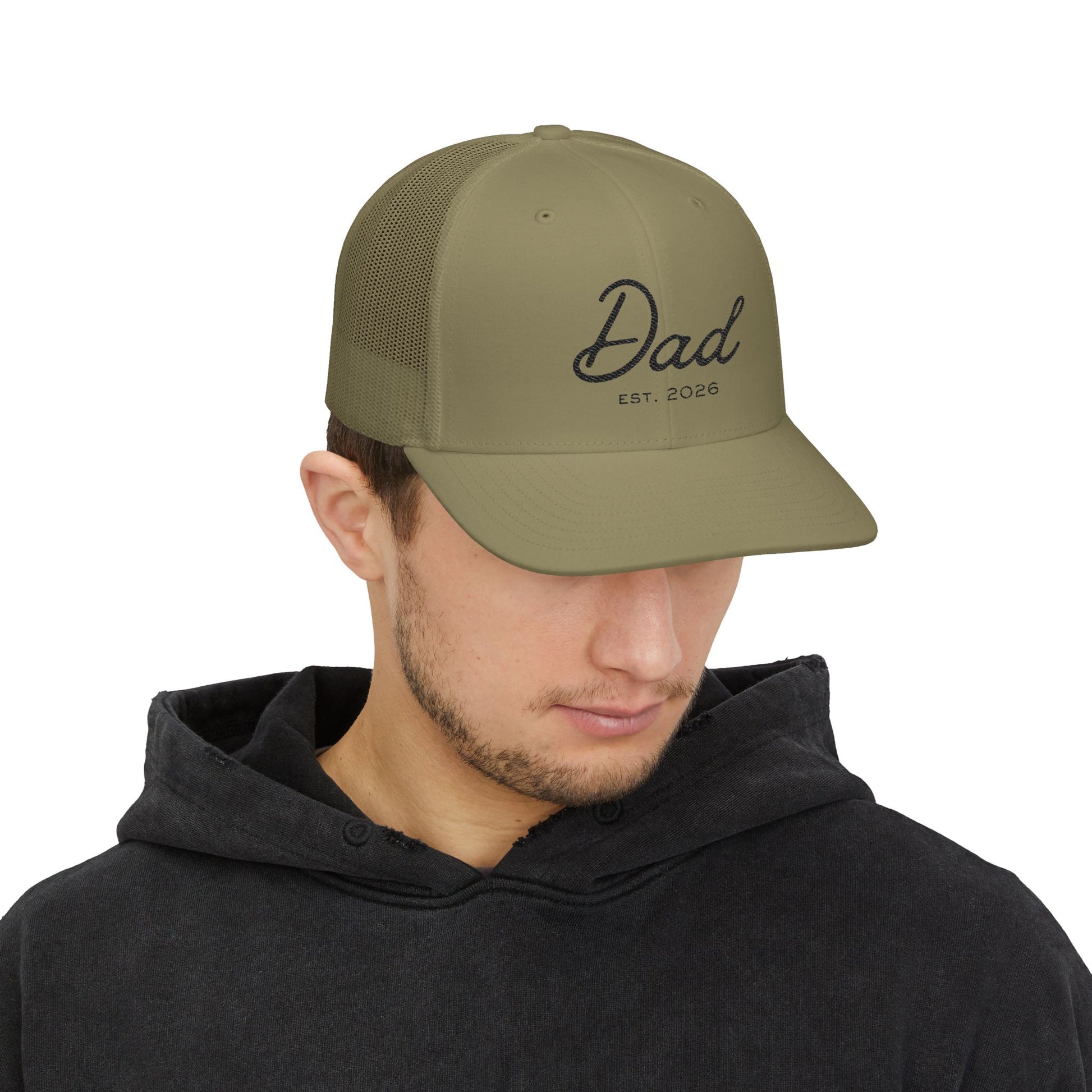 Embroidered Dad Snapback Trucker Cap