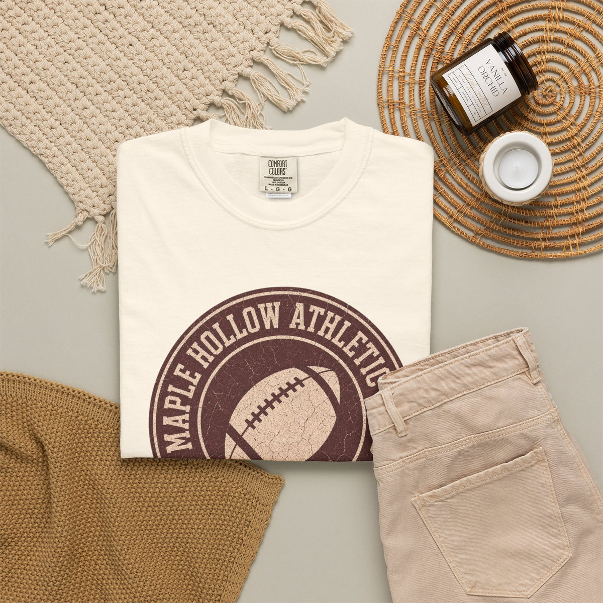 Football Club T-Shirt — Maple Hollow Athletic Vintage Logo