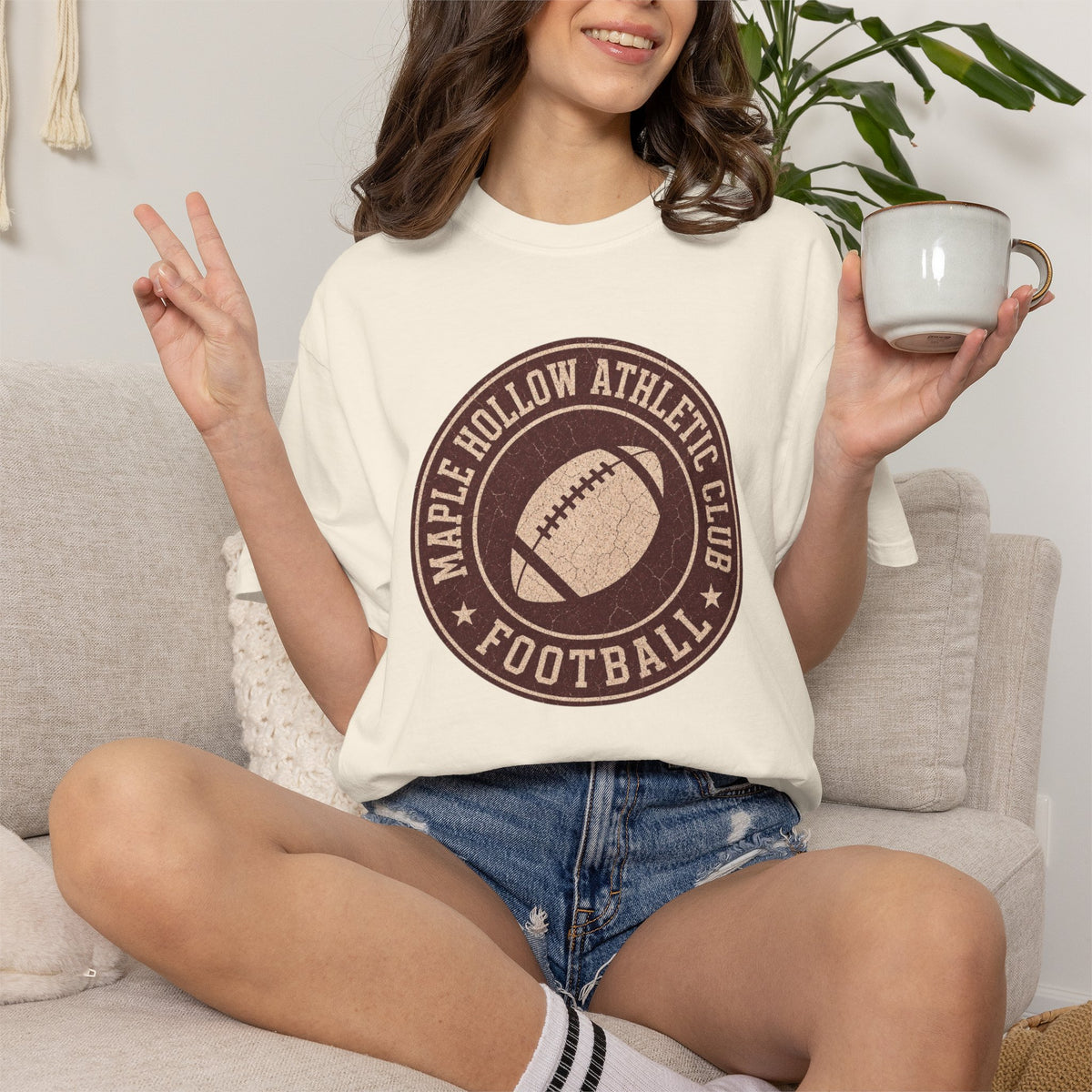 Football Club T-Shirt — Maple Hollow Athletic Vintage Logo