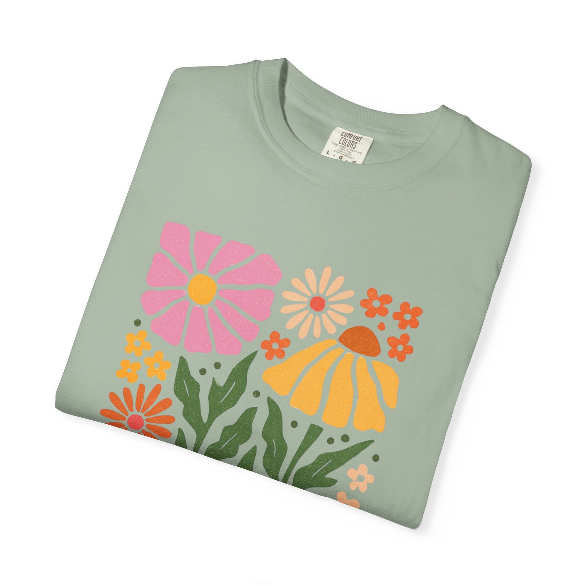 Bloom As You Are floral print T-Shirt | retro flower graphic