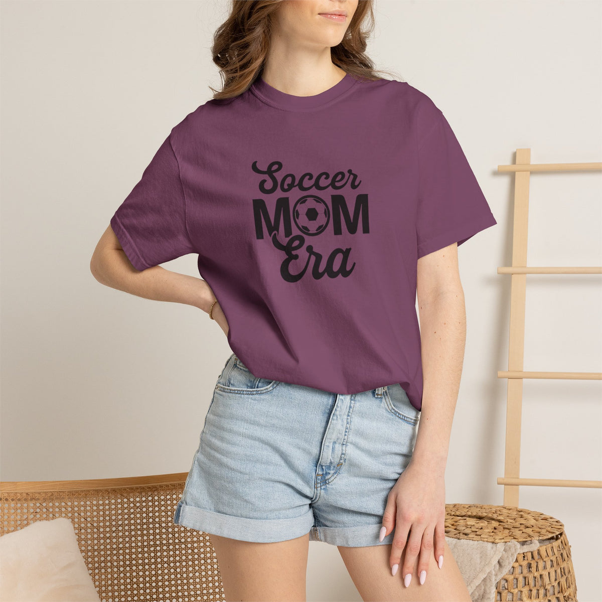 Soccer Mom Era T-shirt | Soccer Ball Graphic