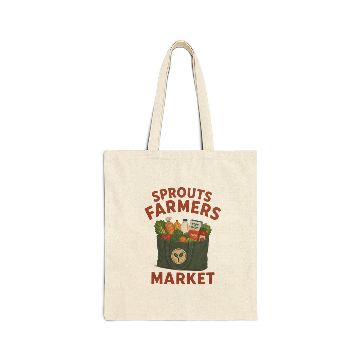 Sprouts Farmers Market Tote Bag | Farmer's Market Produce Canvas Tote