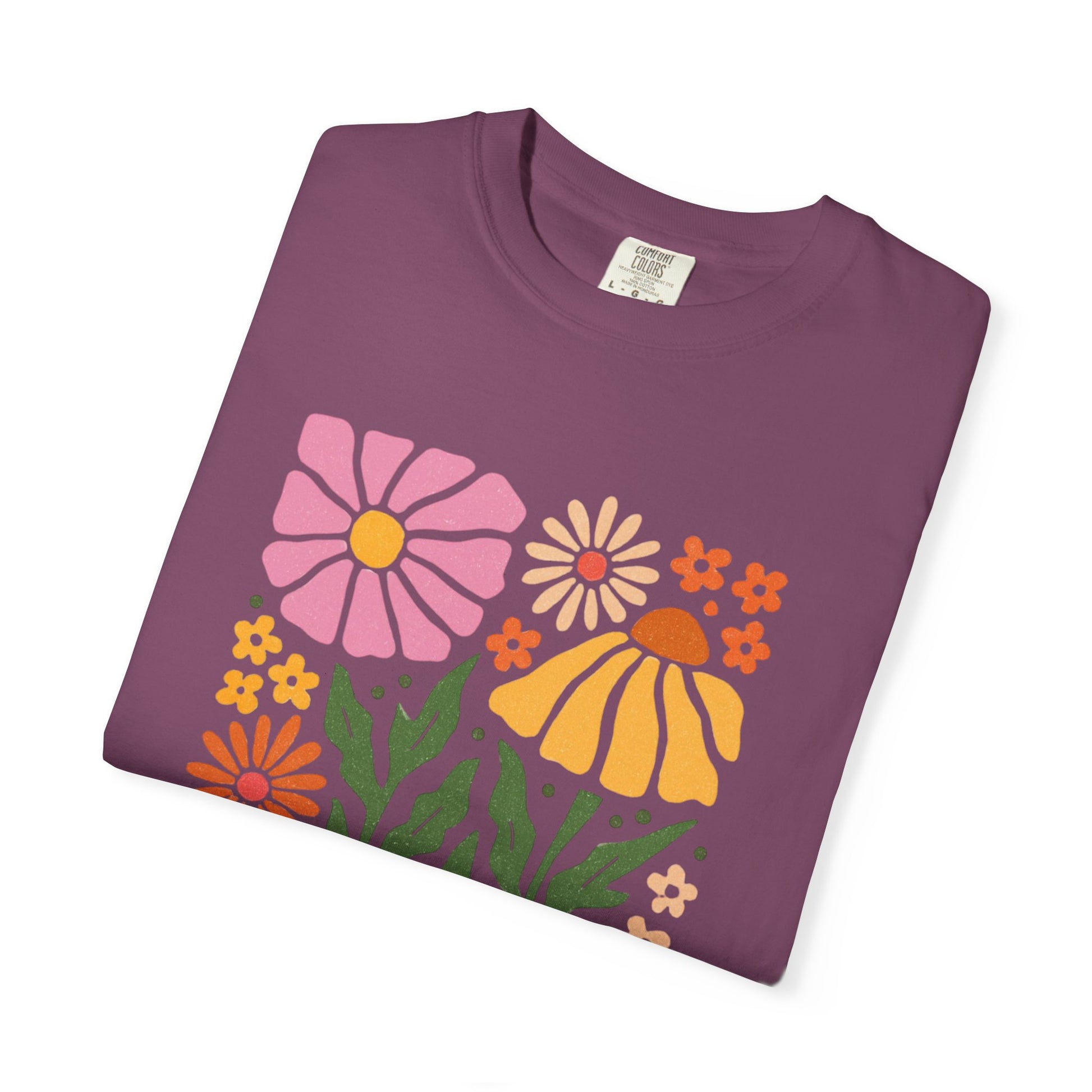 Bloom As You Are floral print T-Shirt | retro flower graphic