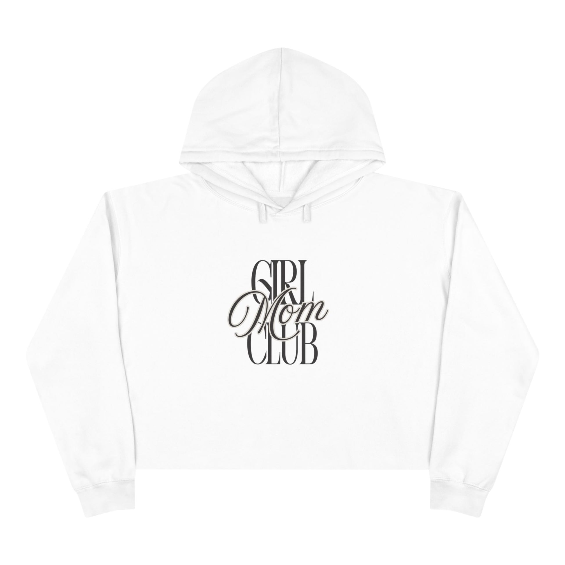 Girl Mom Club | Crop Hoodie