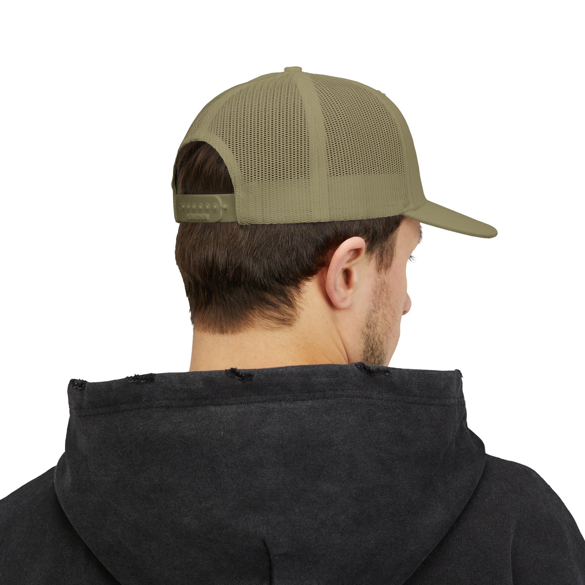 Embroidered Dad Snapback Trucker Cap