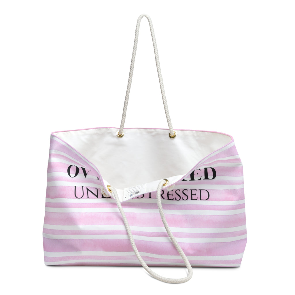 Over Packed Under Stressed Weekender Bag