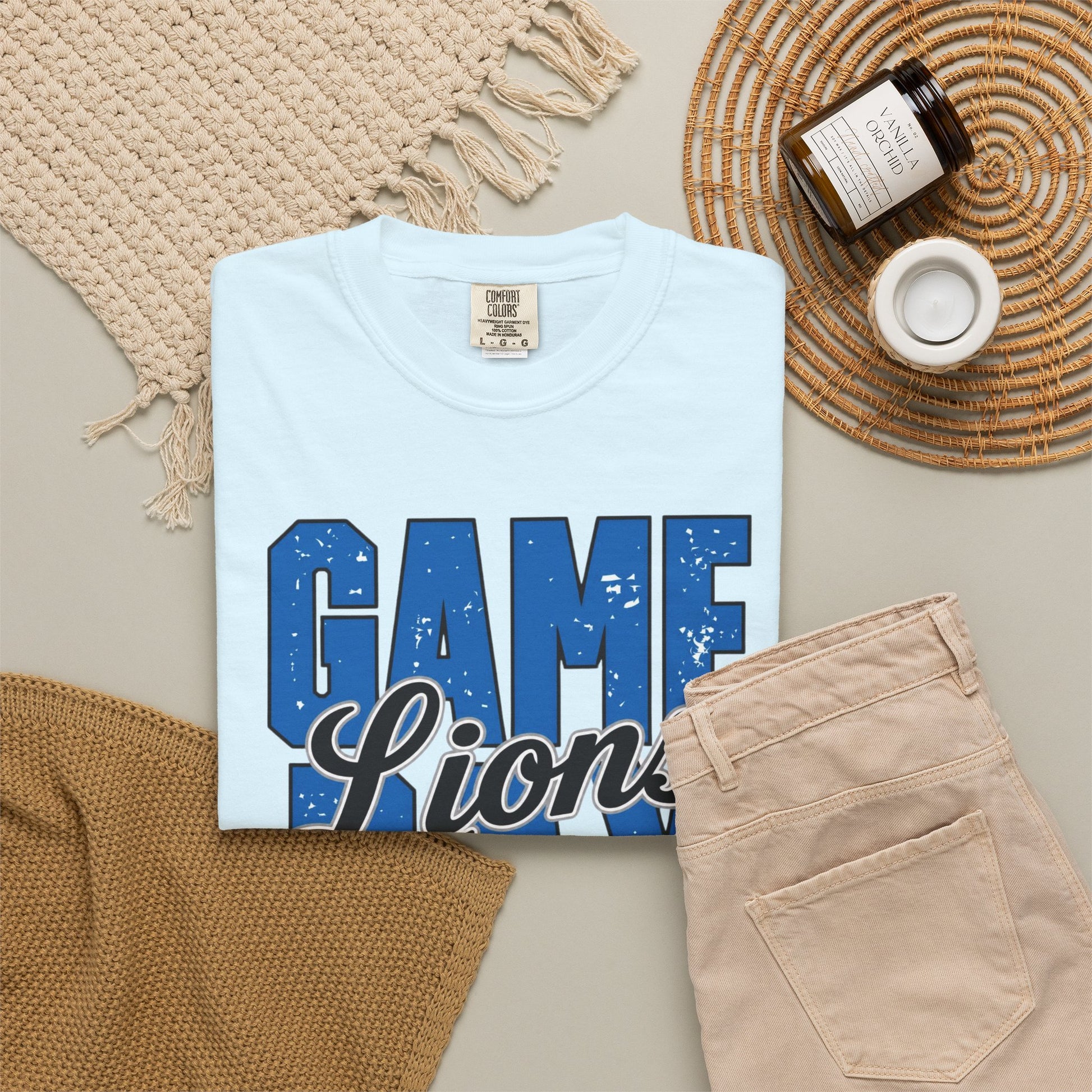 Game Day Lions T-shirt | Sports Fan Tee, Football Spirit