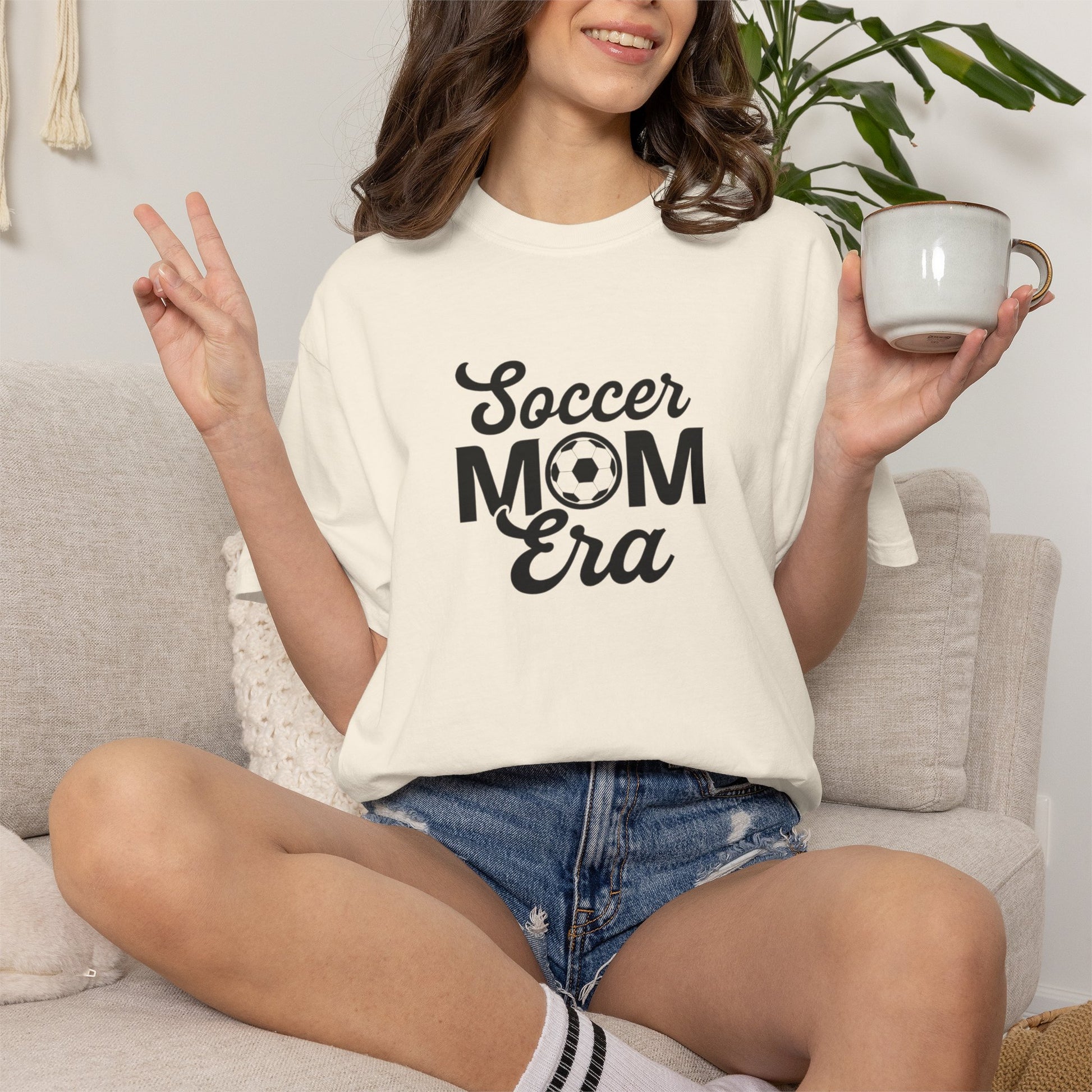 Soccer Mom Era T-shirt | Soccer Ball Graphic