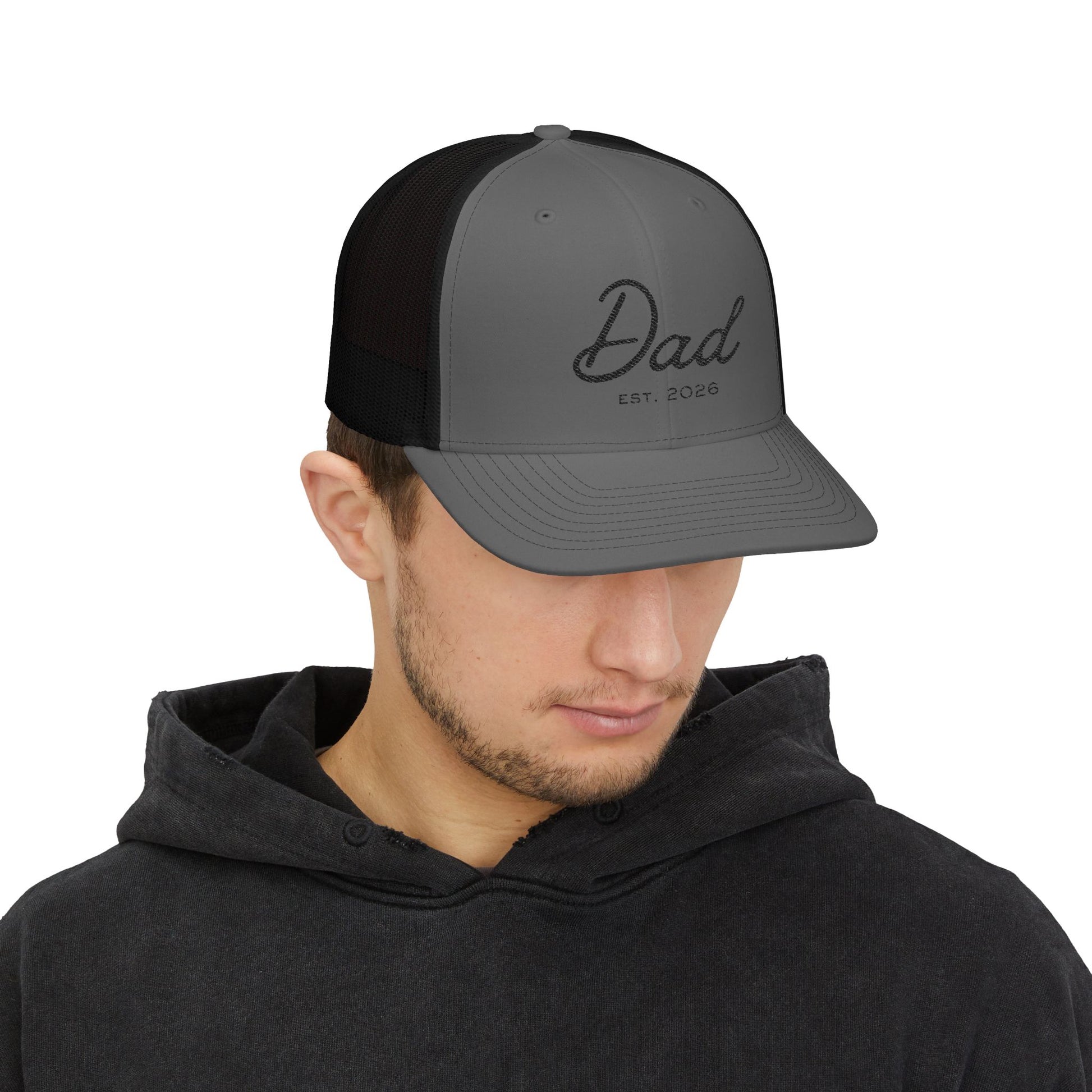 Embroidered Dad Snapback Trucker Cap