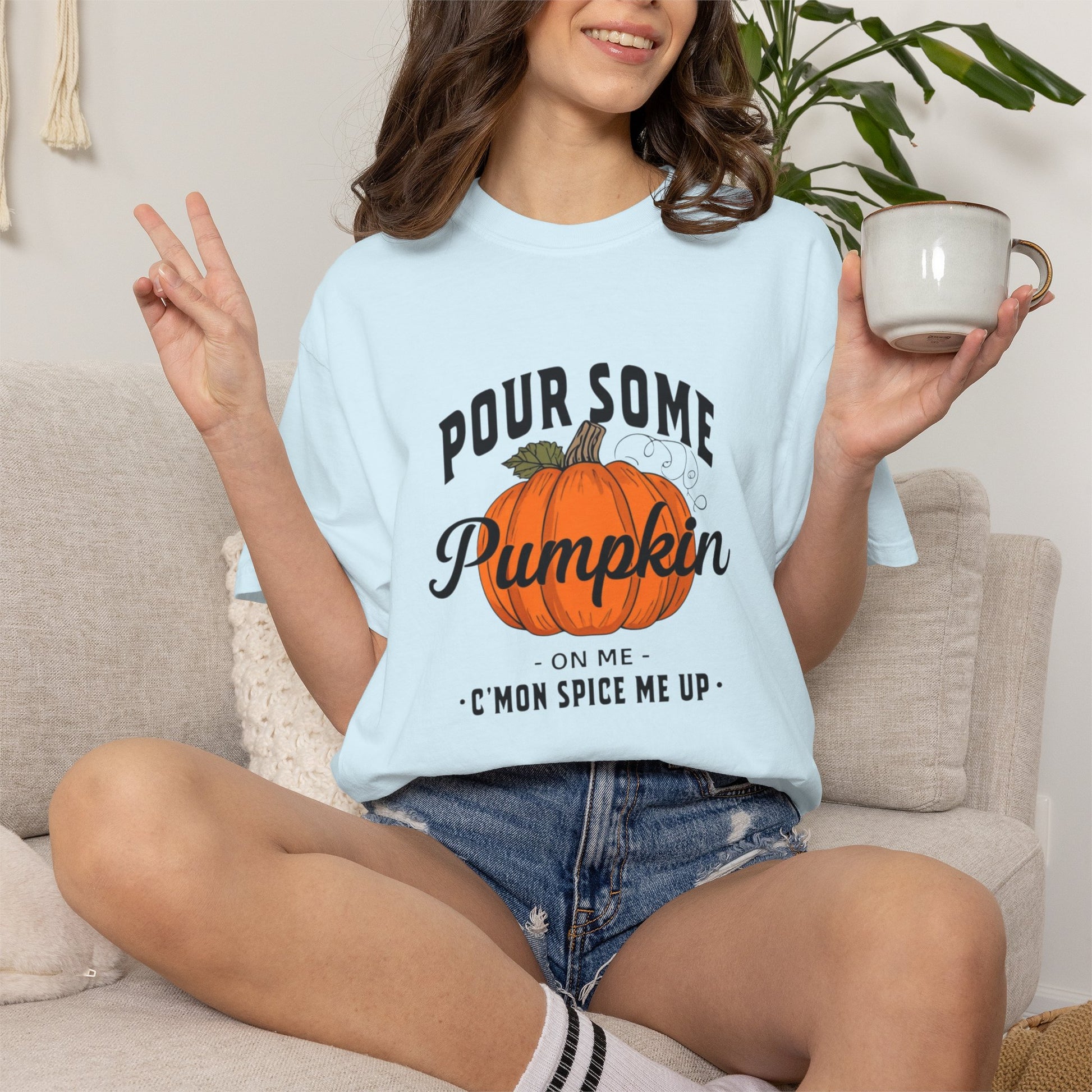 Pour Some Pumpkin T-shirt | Pumpkin Spice Fall Tee