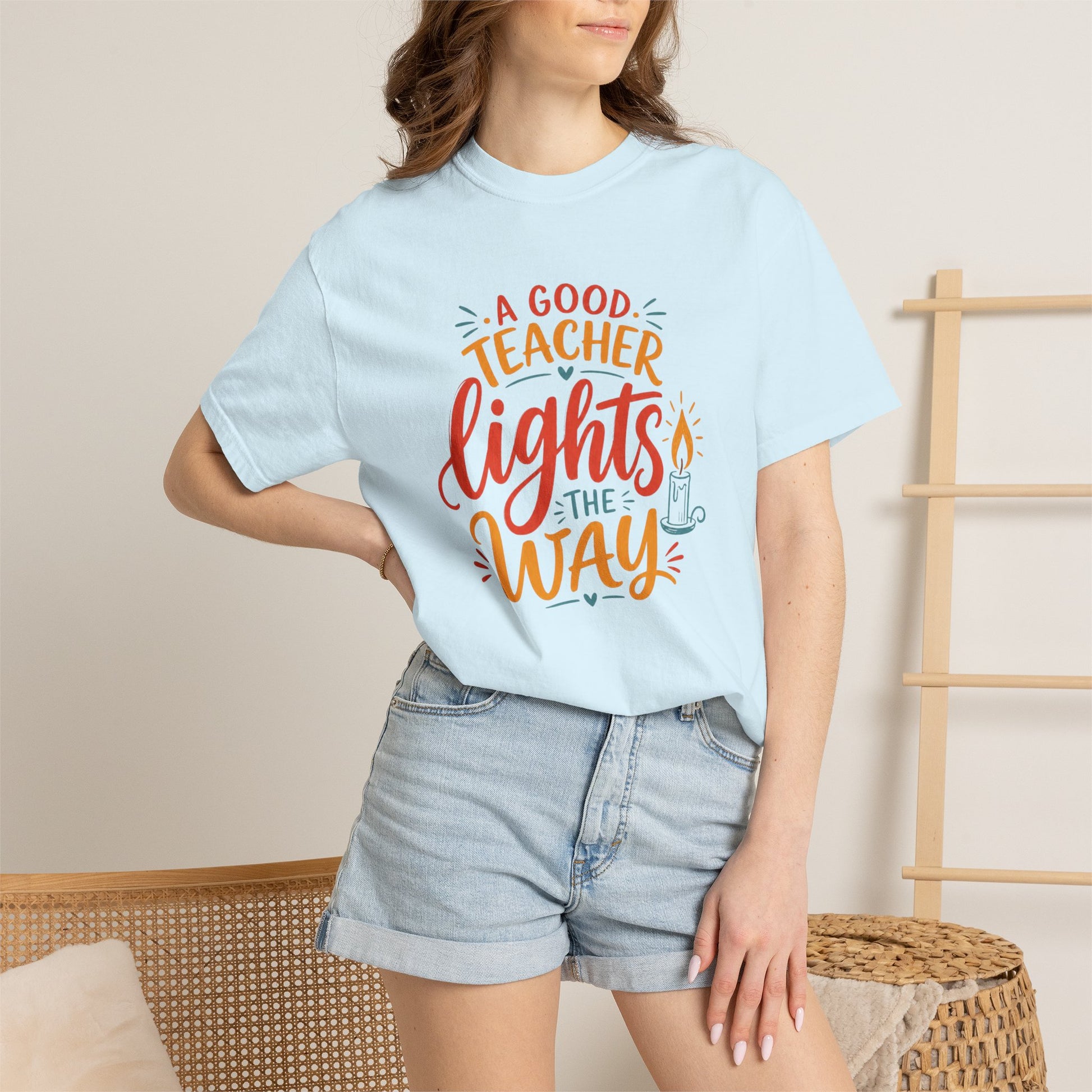 A Good Teacher Lights the Way T-shirt | Teacher Appreciation Tee