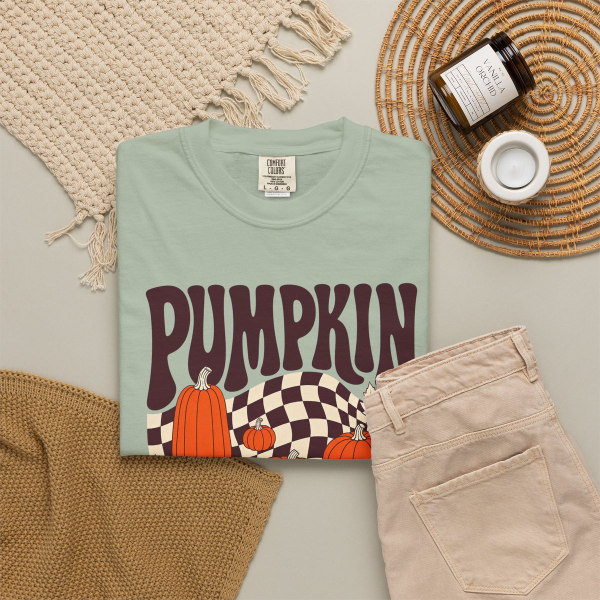 Pumpkin Season Tee — Retro Fall Pumpkin Shirt