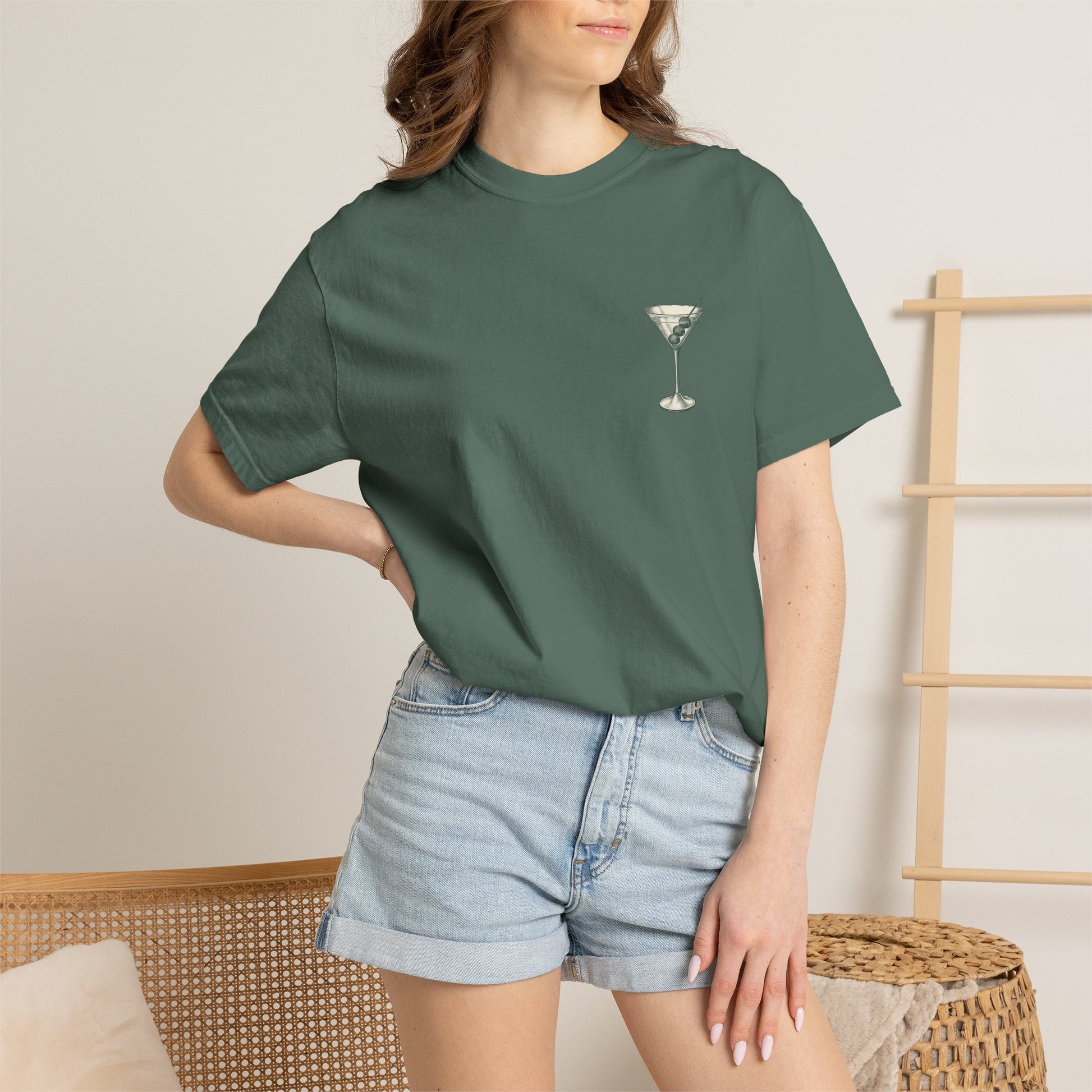 Dirty Martini Society Club T-Shirt | Cocktail Graphic Tee