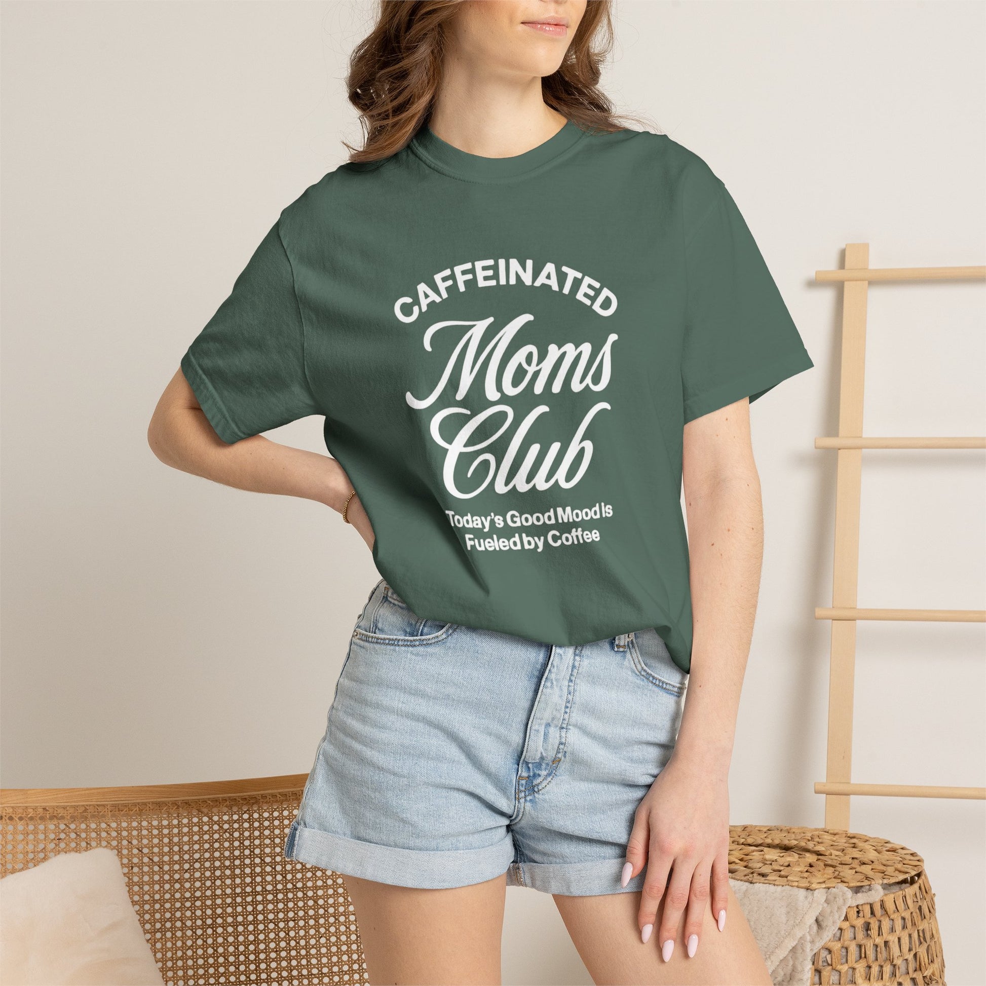 Caffeinated Moms Club T-shirt | Coffee Mom Shirt, Mommy Coffee Tee