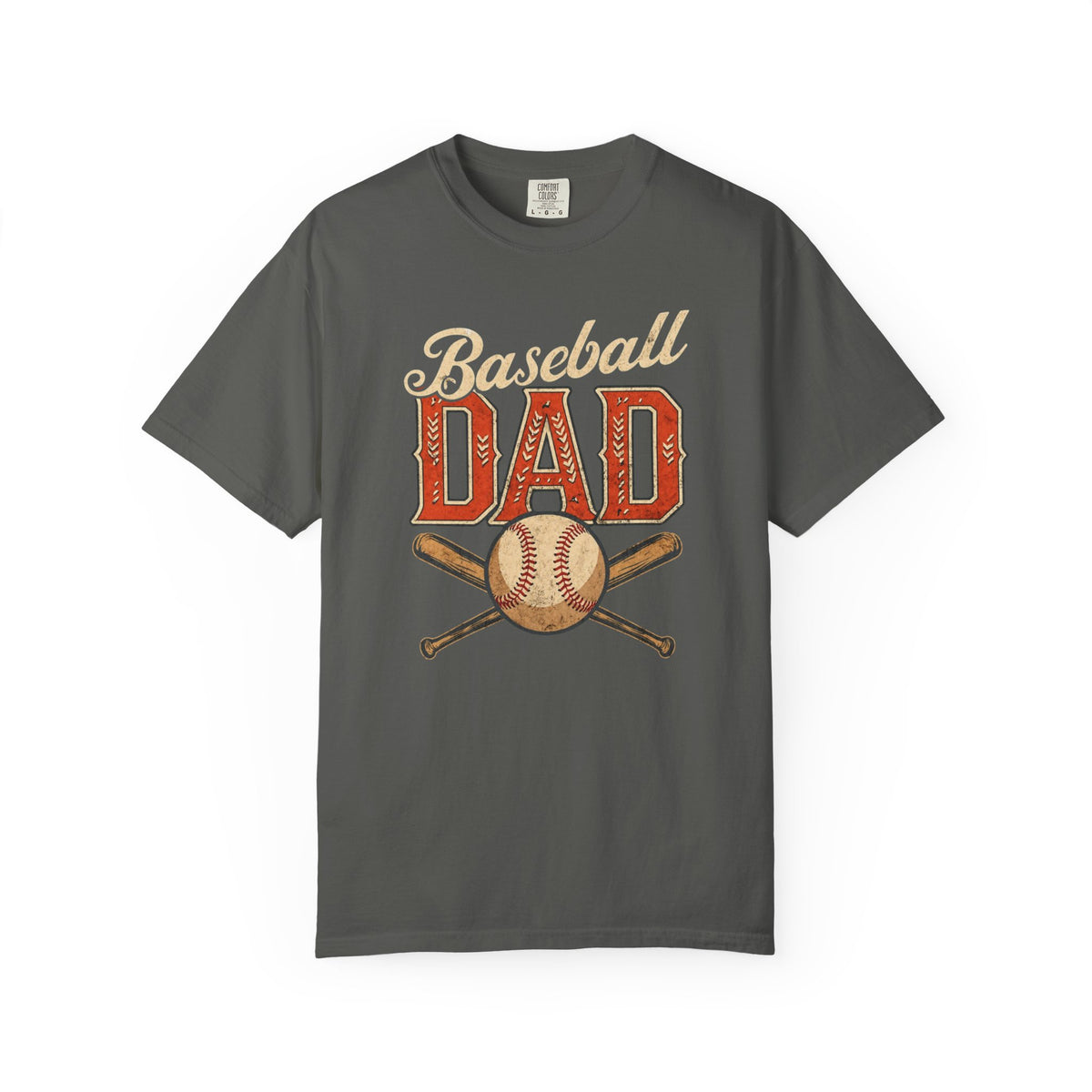 Baseball Dad T-Shirt | Vintage Baseball Ball & Bats Retro Design