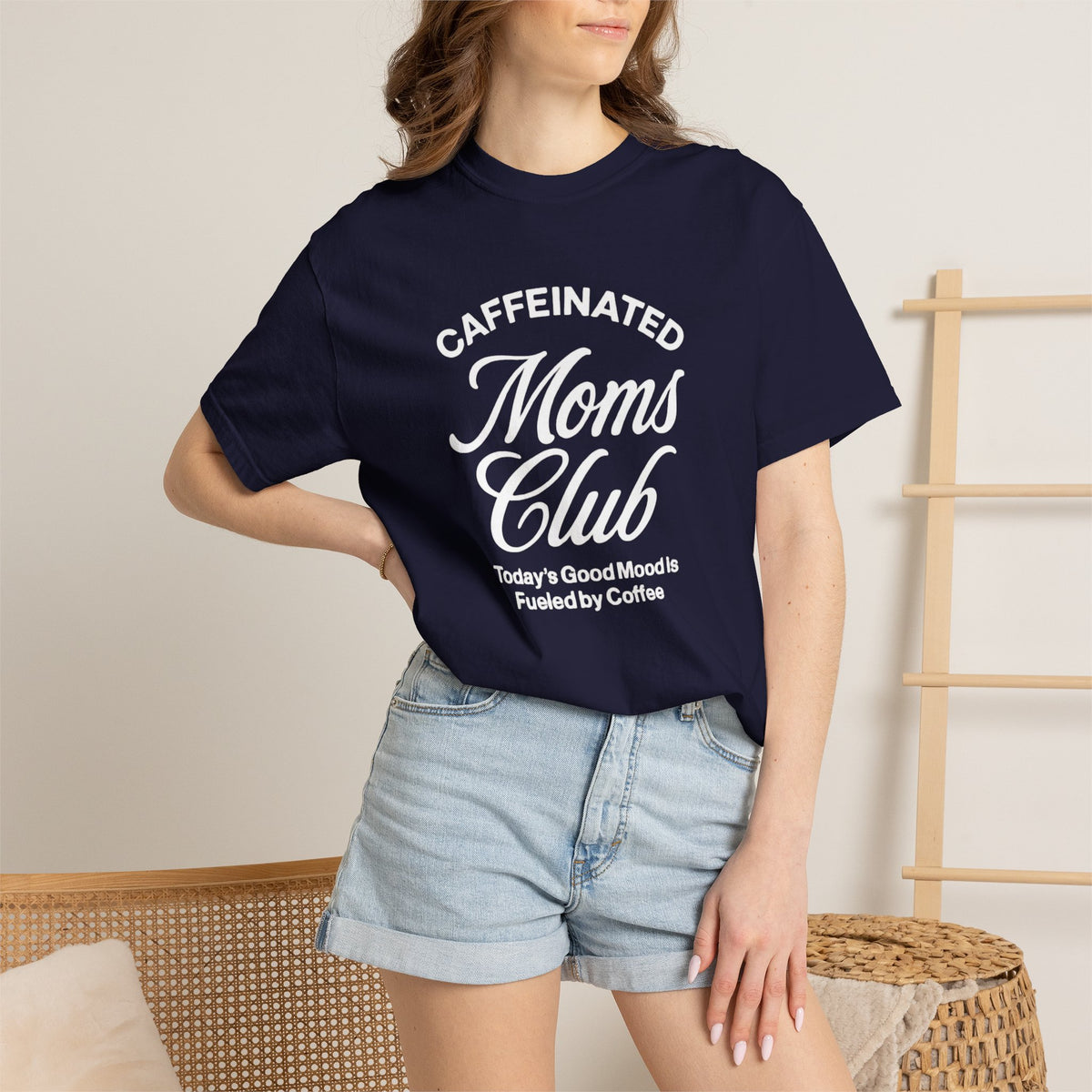 Caffeinated Moms Club T-shirt | Coffee Mom Shirt, Mommy Coffee Tee