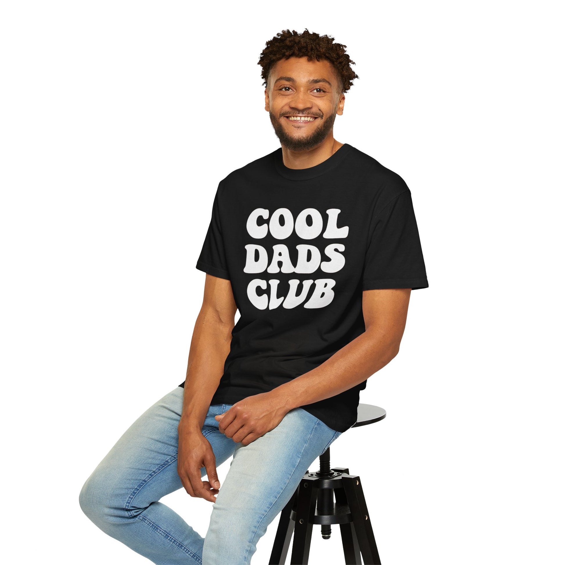 Cool Dads Club T-shirt | Retro Bubble Letter Tee