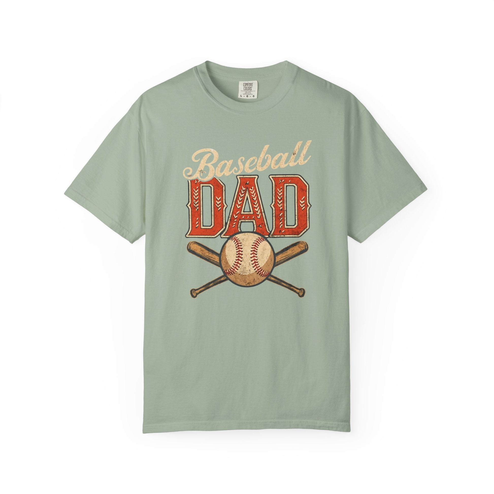 Baseball Dad T-Shirt | Vintage Baseball Ball & Bats Retro Design