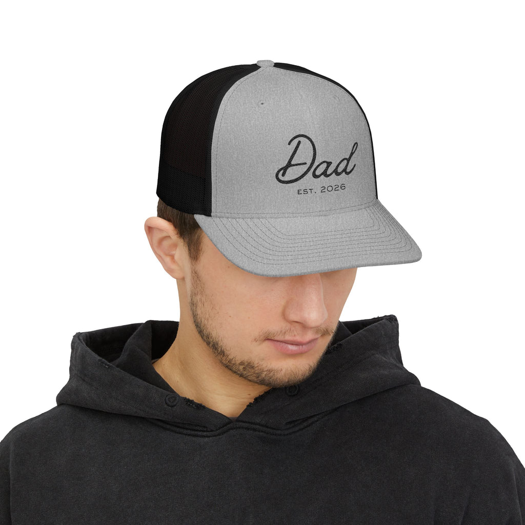 Embroidered Dad Snapback Trucker Cap