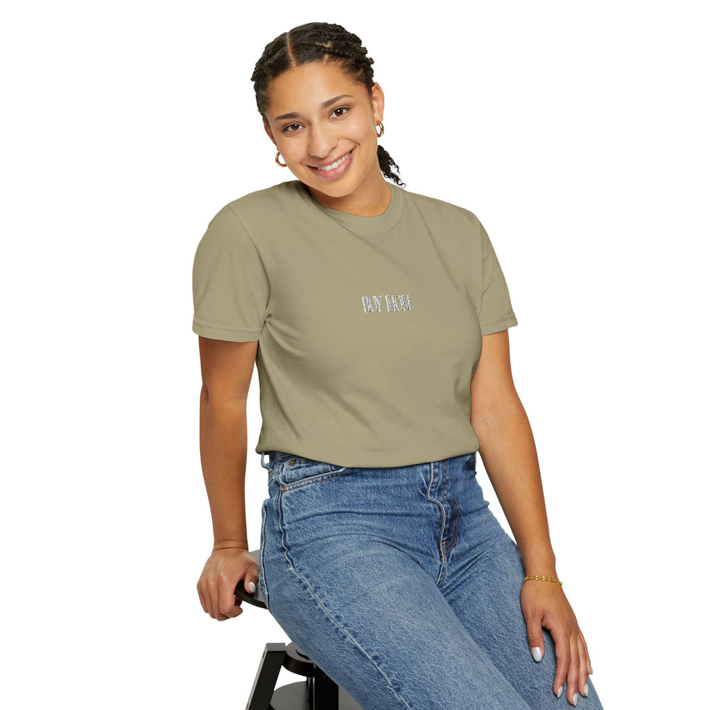 Boy Mom Comfort Colors Embroidered Tee