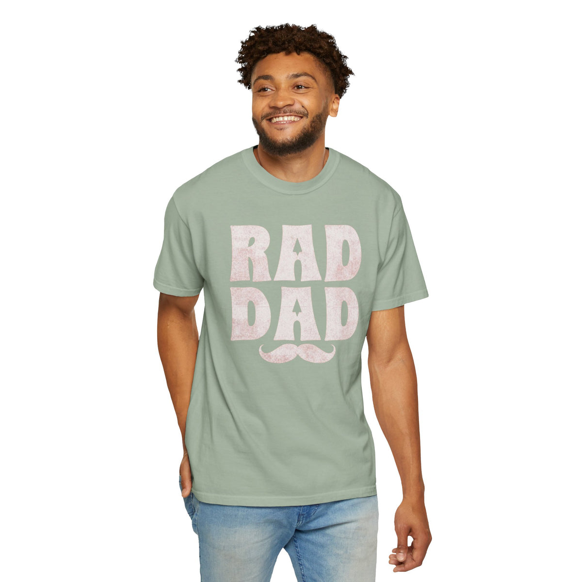 Rad Dad mustache graphic T-shirt | Father's Day tee