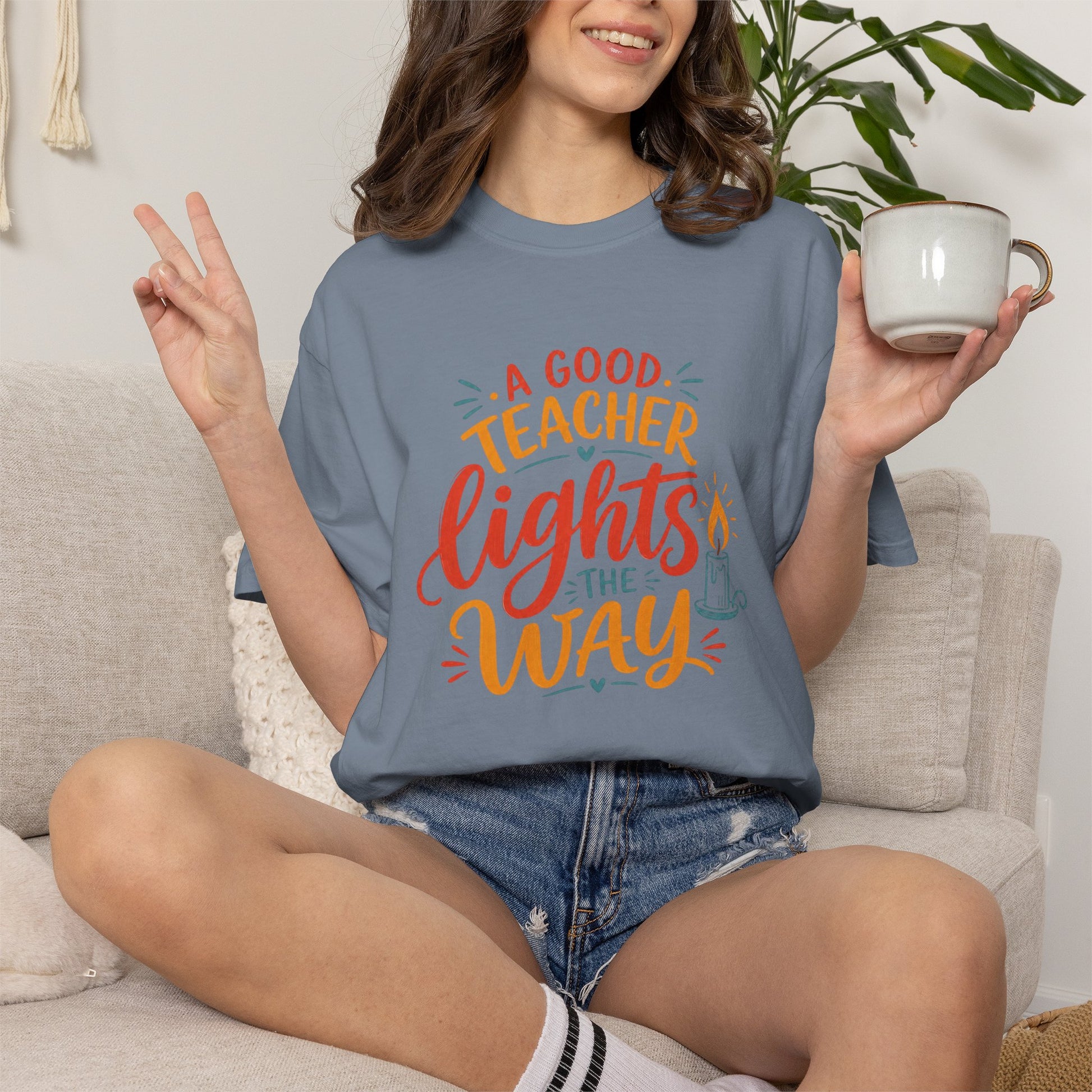 A Good Teacher Lights the Way T-shirt | Teacher Appreciation Tee
