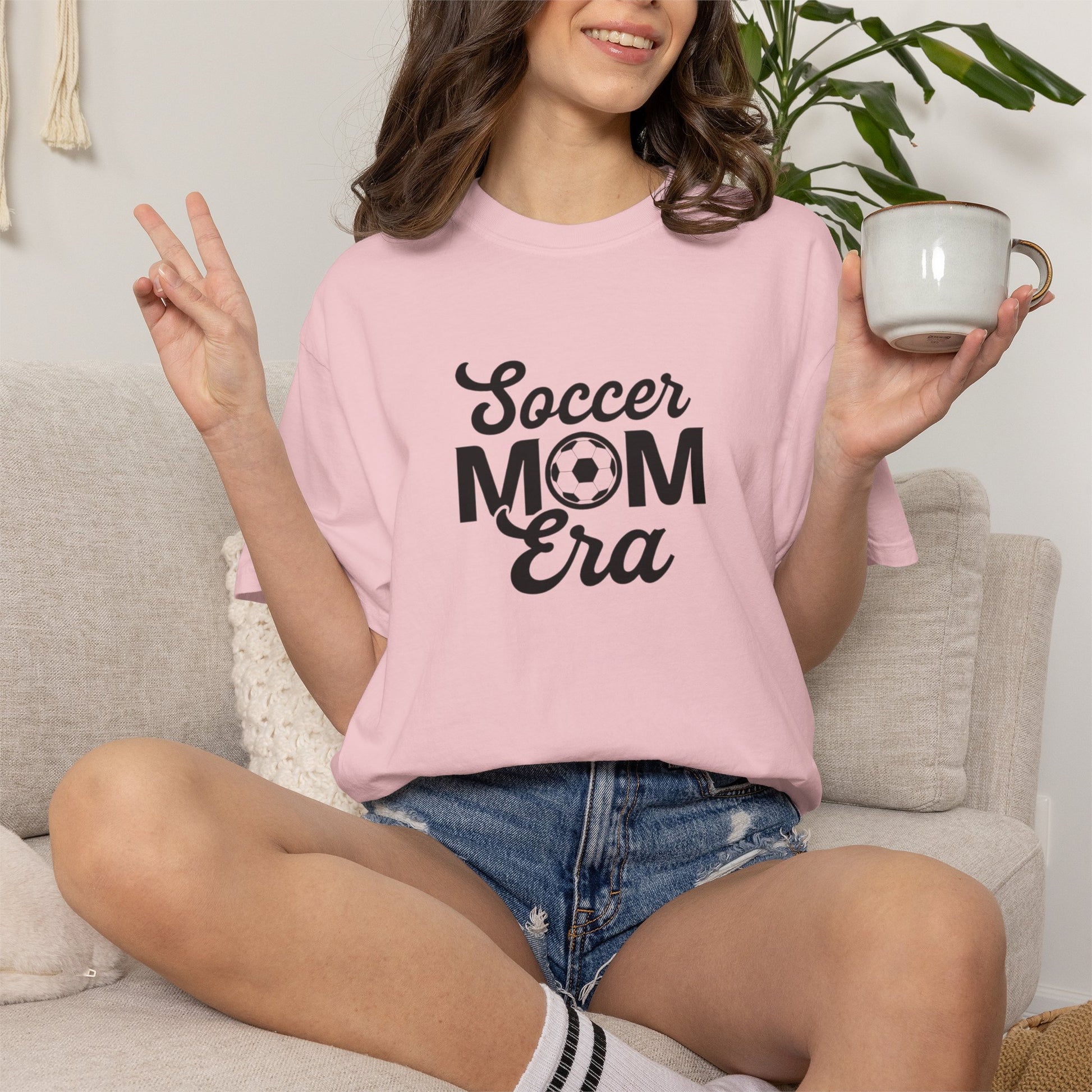 Soccer Mom Era T-shirt | Soccer Ball Graphic