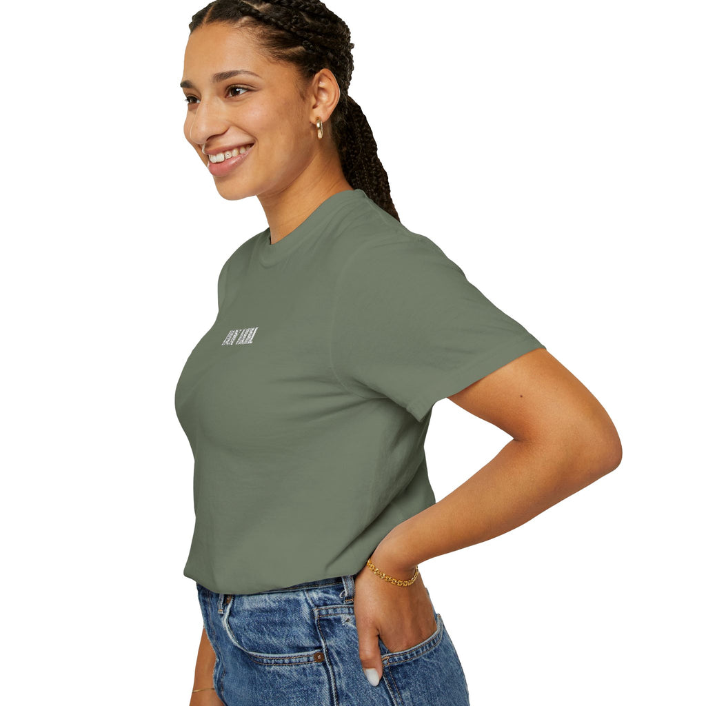 Boy Mom Comfort Colors Embroidered Tee