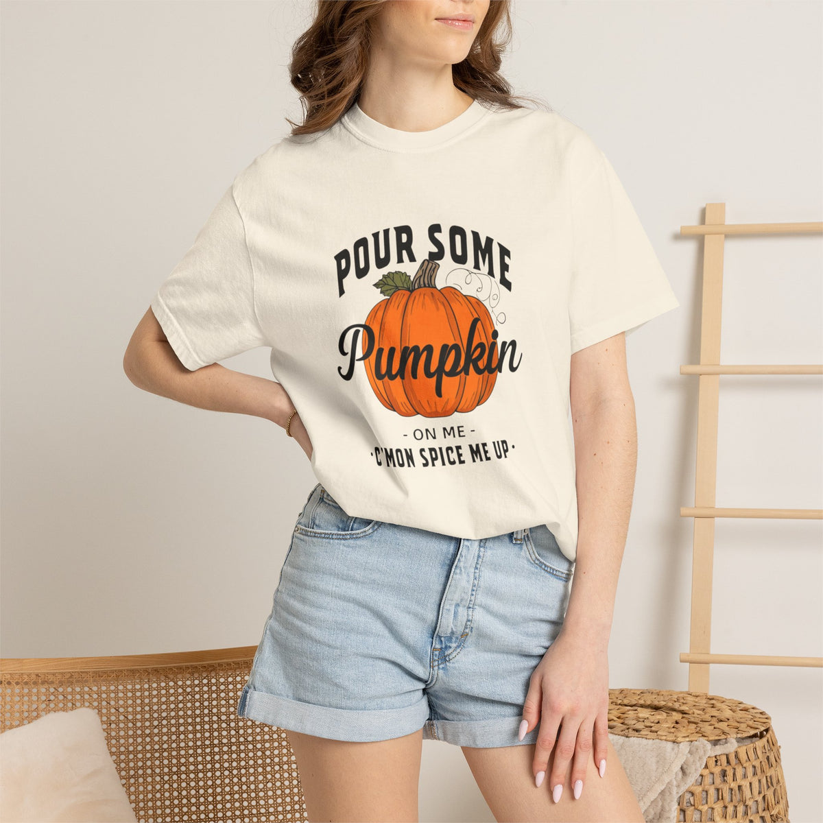 Pour Some Pumpkin T-shirt | Pumpkin Spice Fall Tee
