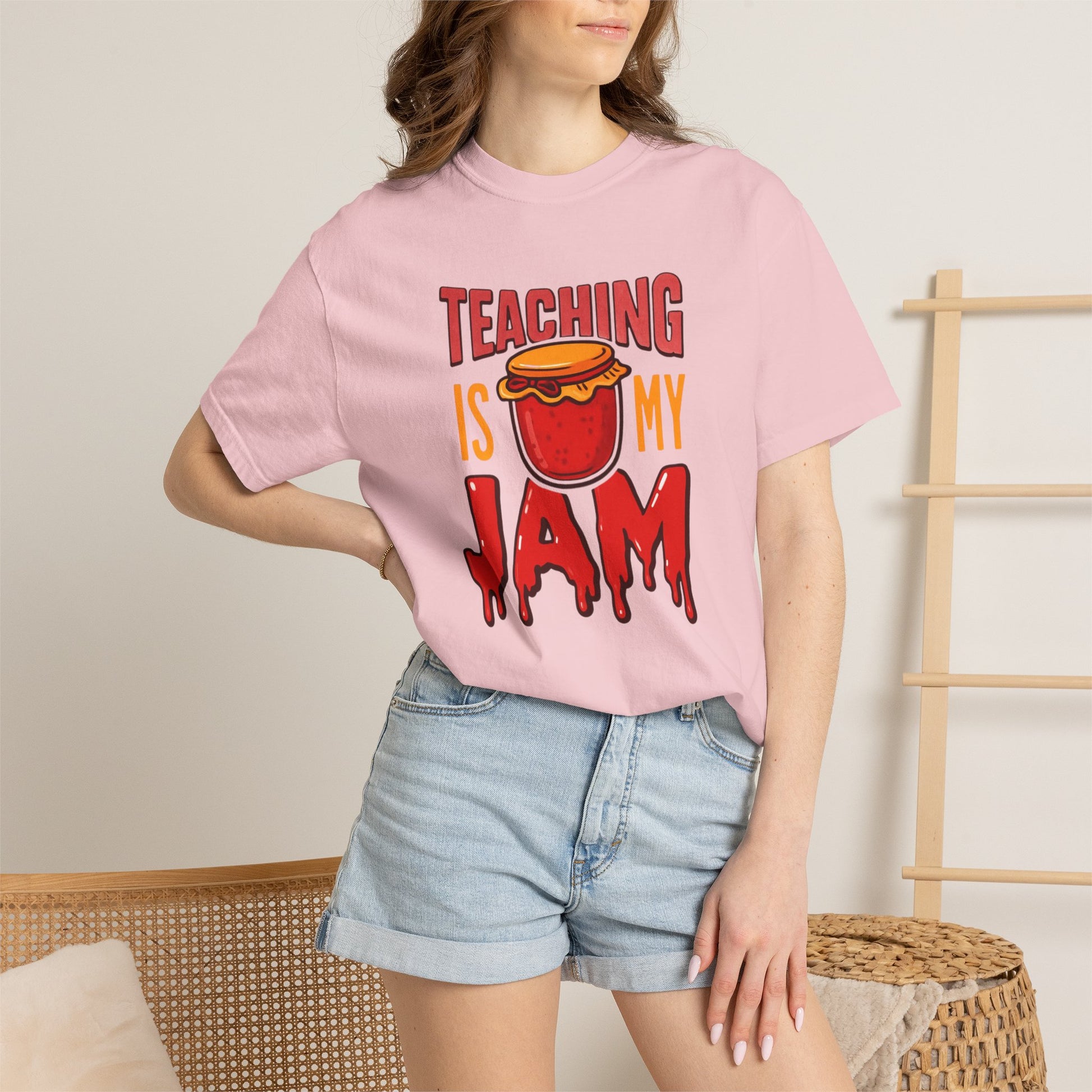 Teaching Is My Jam T-shirt | Teacher Graphic Tee, Jam Jar Design