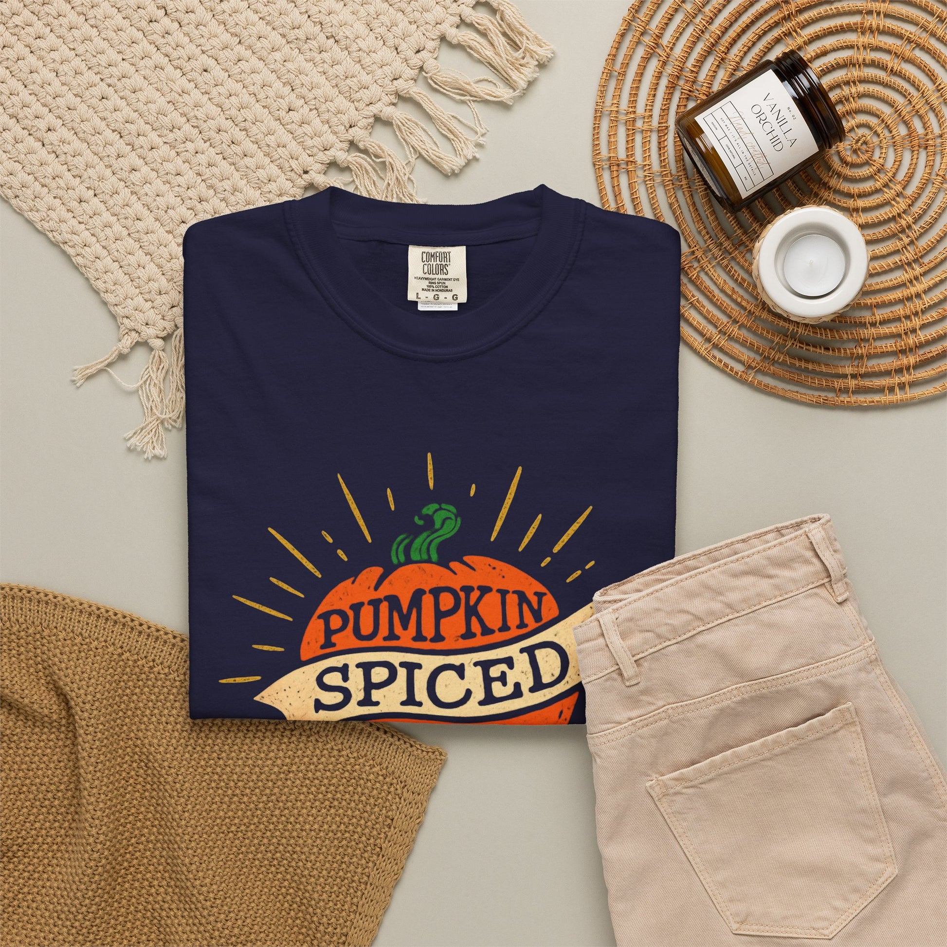 Pumpkin Spiced Life T-shirt | Pumpkin Graphic Tee, Fall Autumn Shirt
