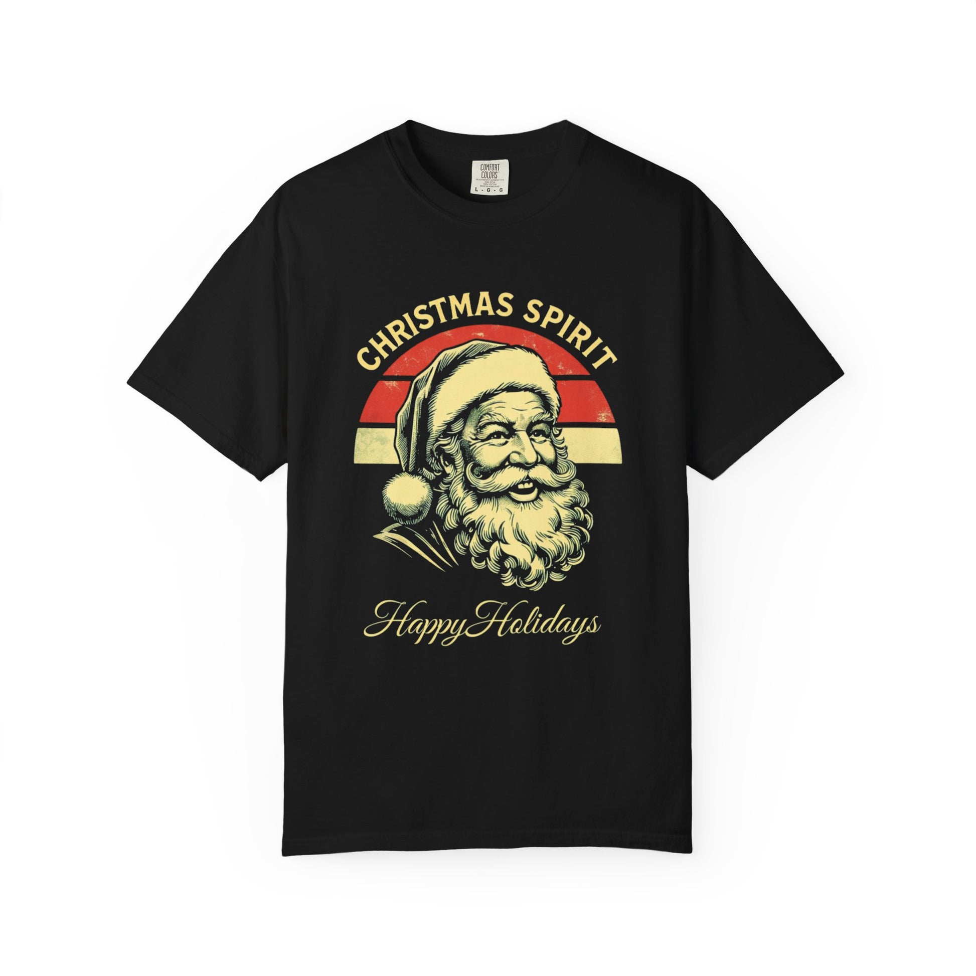 Vintage Santa Christmas Spirit T-shirt | Happy Holidays