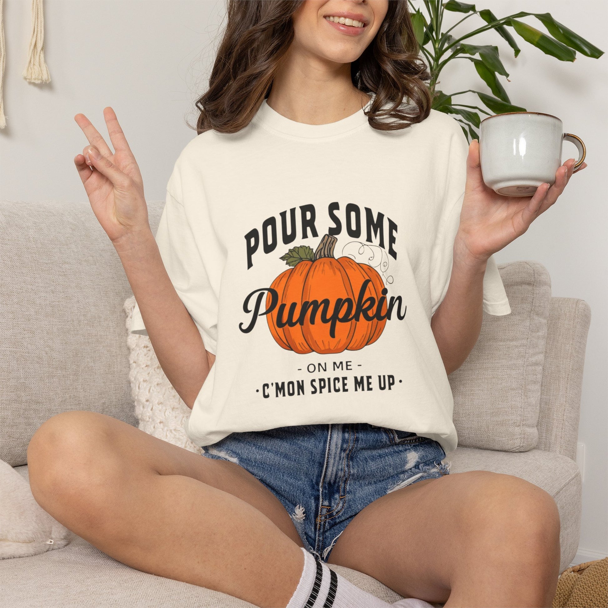 Pour Some Pumpkin T-shirt | Pumpkin Spice Fall Tee