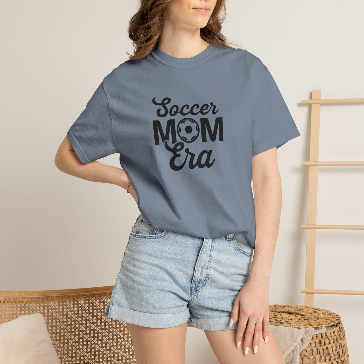 Soccer Mom Era T-shirt | Soccer Ball Graphic