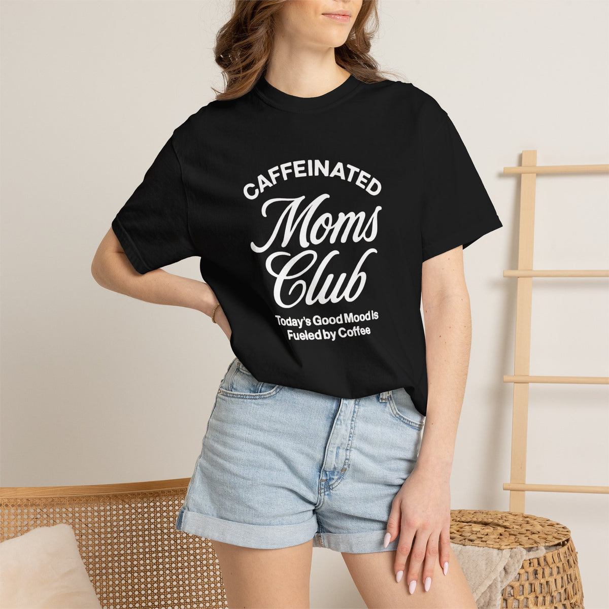 Caffeinated Moms Club T-shirt | Coffee Mom Shirt, Mommy Coffee Tee