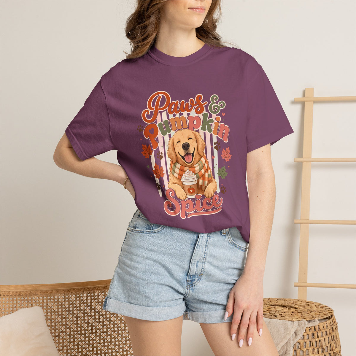 Paws & Pumpkin Spice Dog Tee | T-Shirt