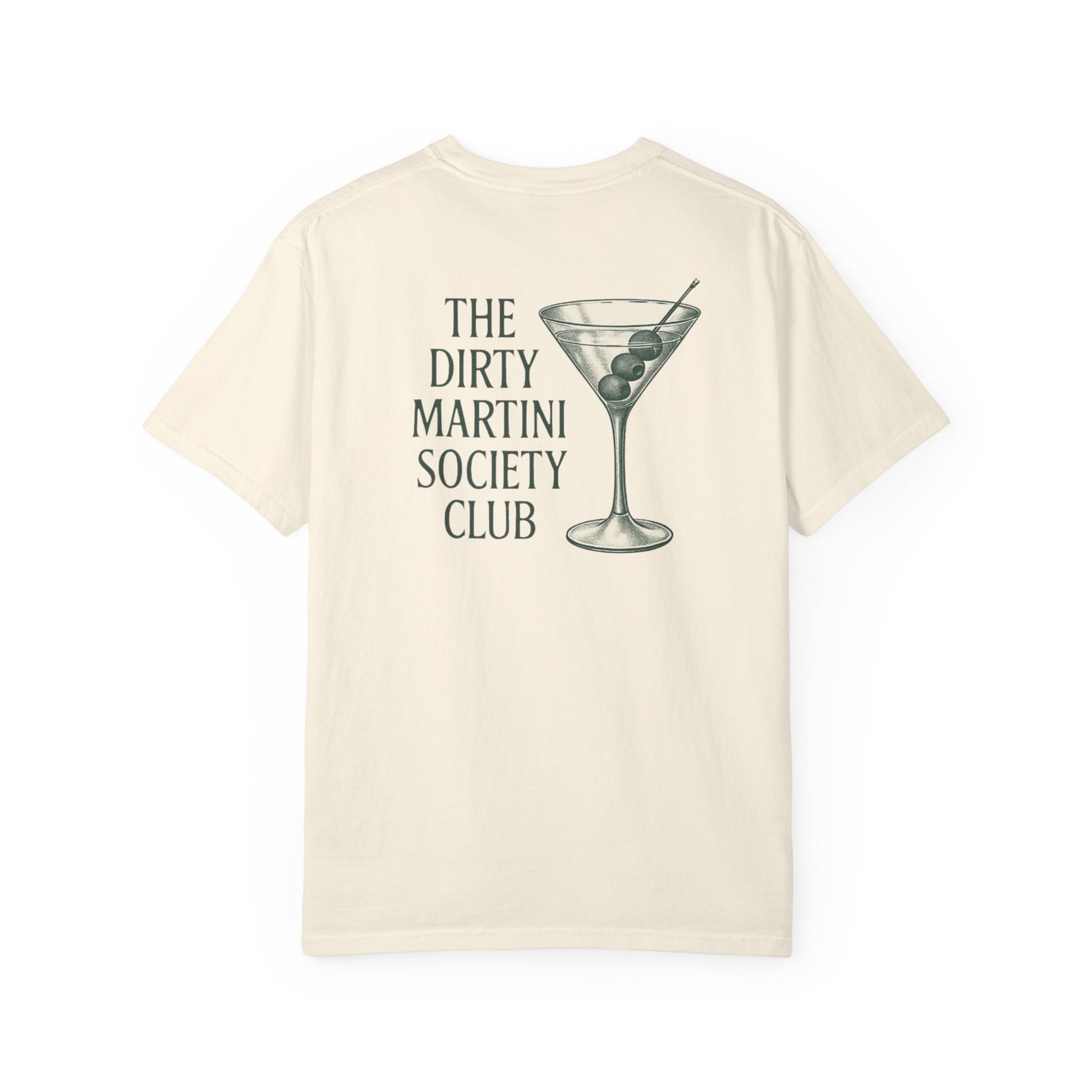 Dirty Martini Society Club T-Shirt | Cocktail Graphic Tee