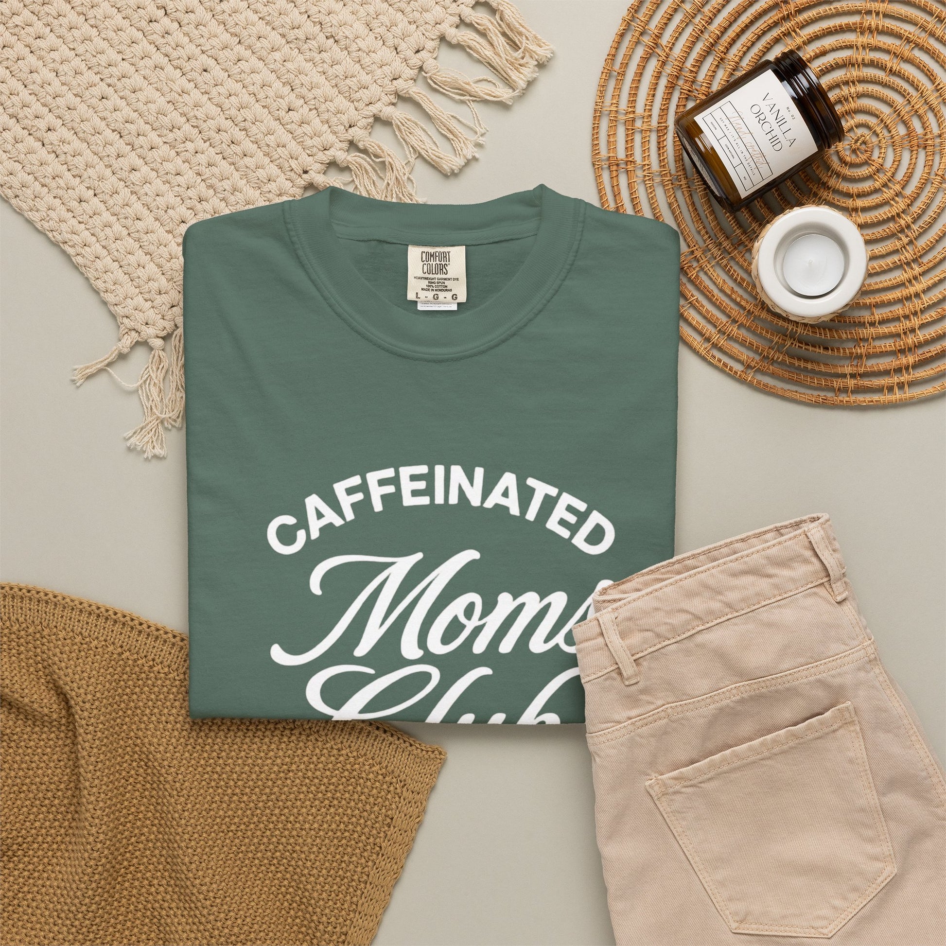 Caffeinated Moms Club T-shirt | Coffee Mom Shirt, Mommy Coffee Tee