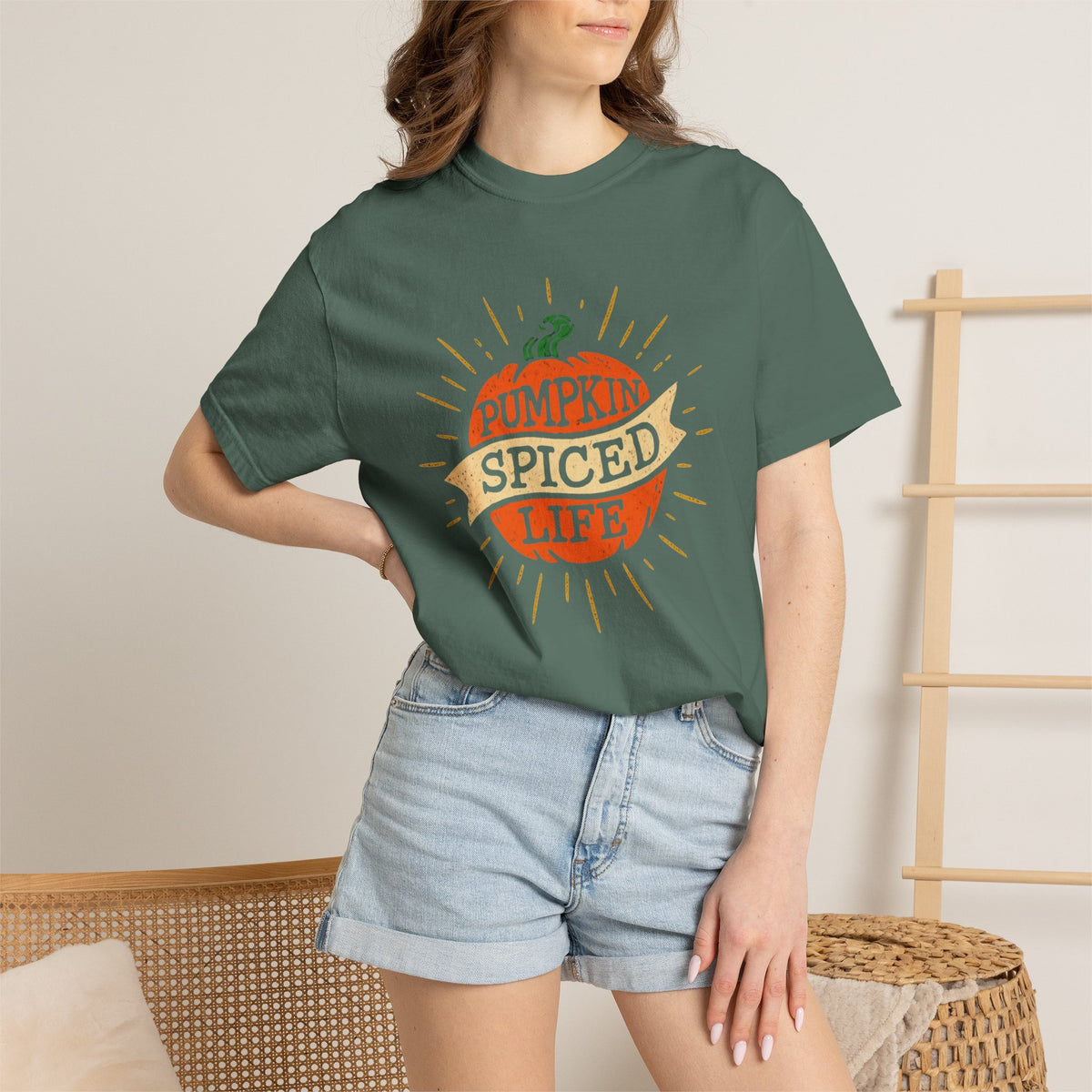 Pumpkin Spiced Life T-shirt | Pumpkin Graphic Tee, Fall Autumn Shirt