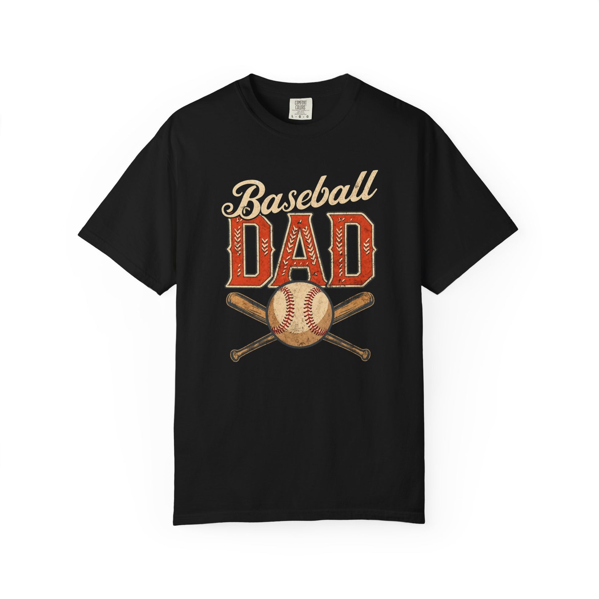 Baseball Dad T-Shirt | Vintage Baseball Ball & Bats Retro Design