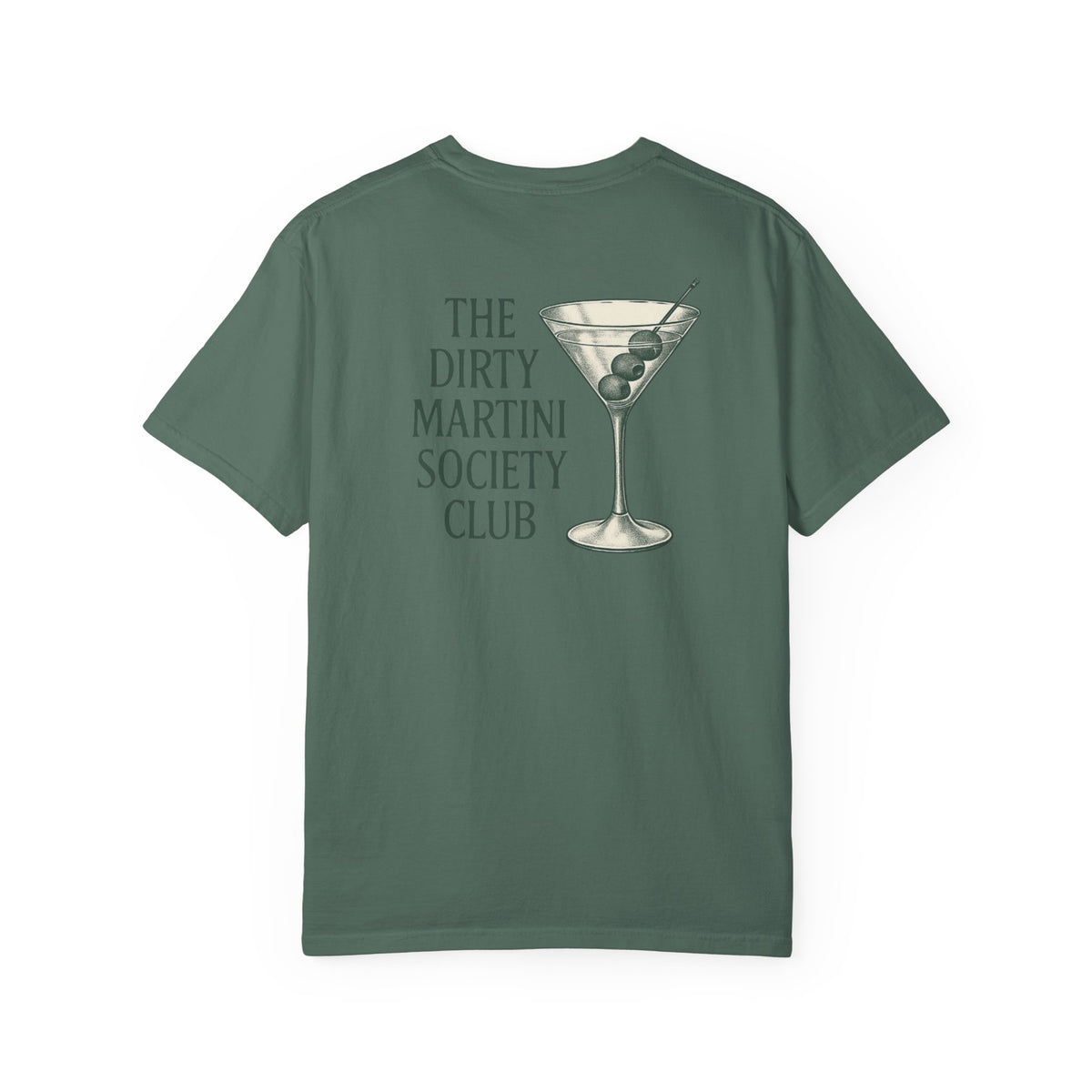 Dirty Martini Society Club T-Shirt | Cocktail Graphic Tee