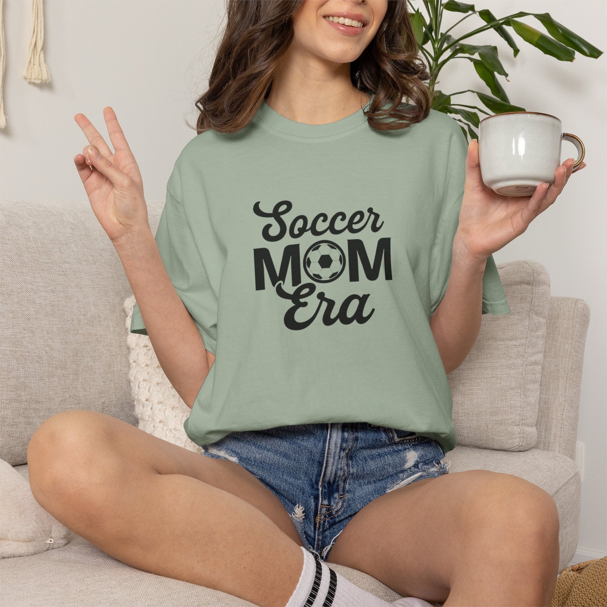 Soccer Mom Era T-shirt | Soccer Ball Graphic