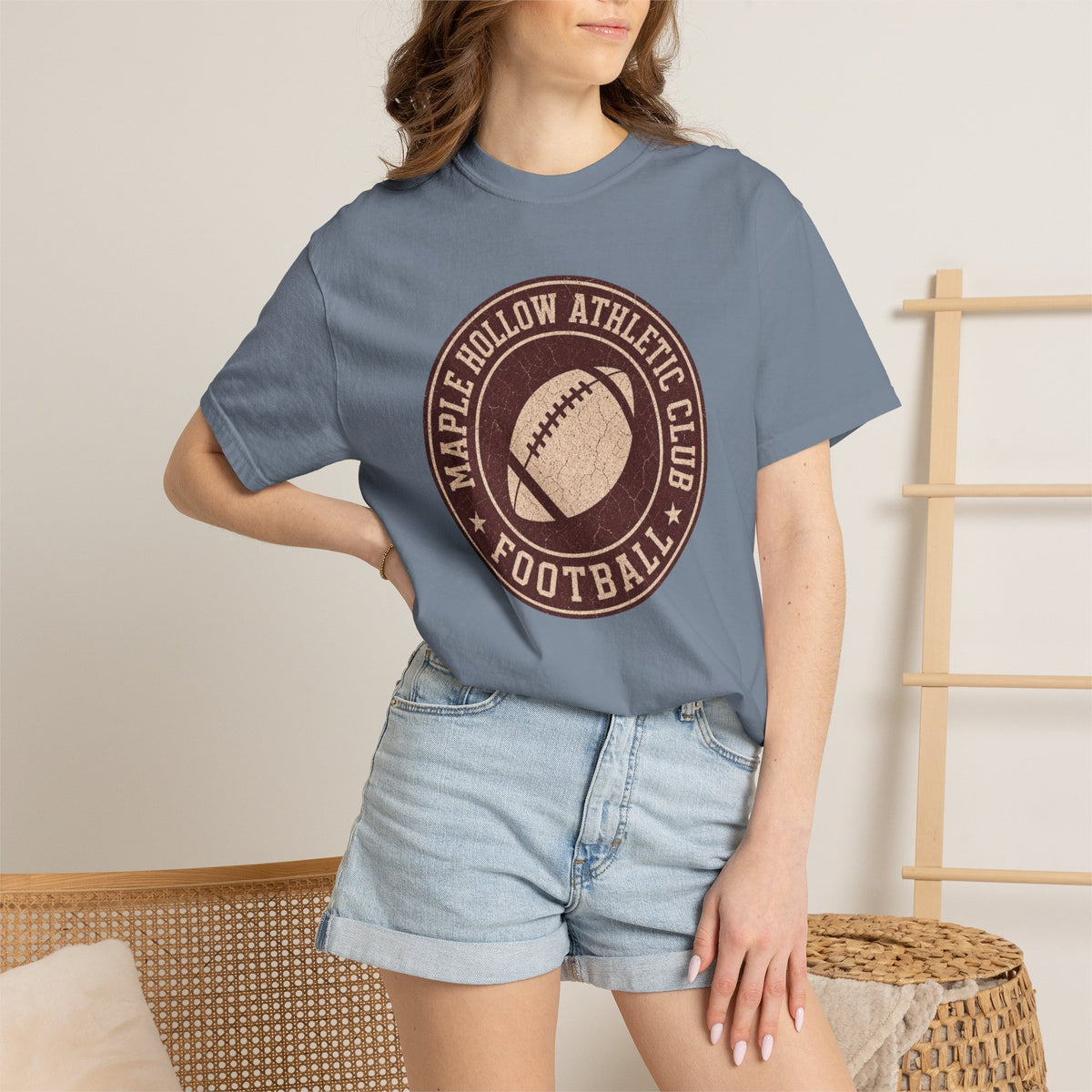 Football Club T-Shirt — Maple Hollow Athletic Vintage Logo