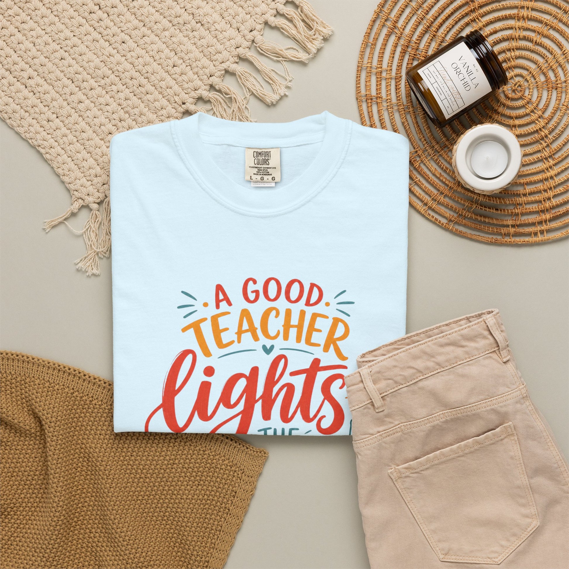 A Good Teacher Lights the Way T-shirt | Teacher Appreciation Tee
