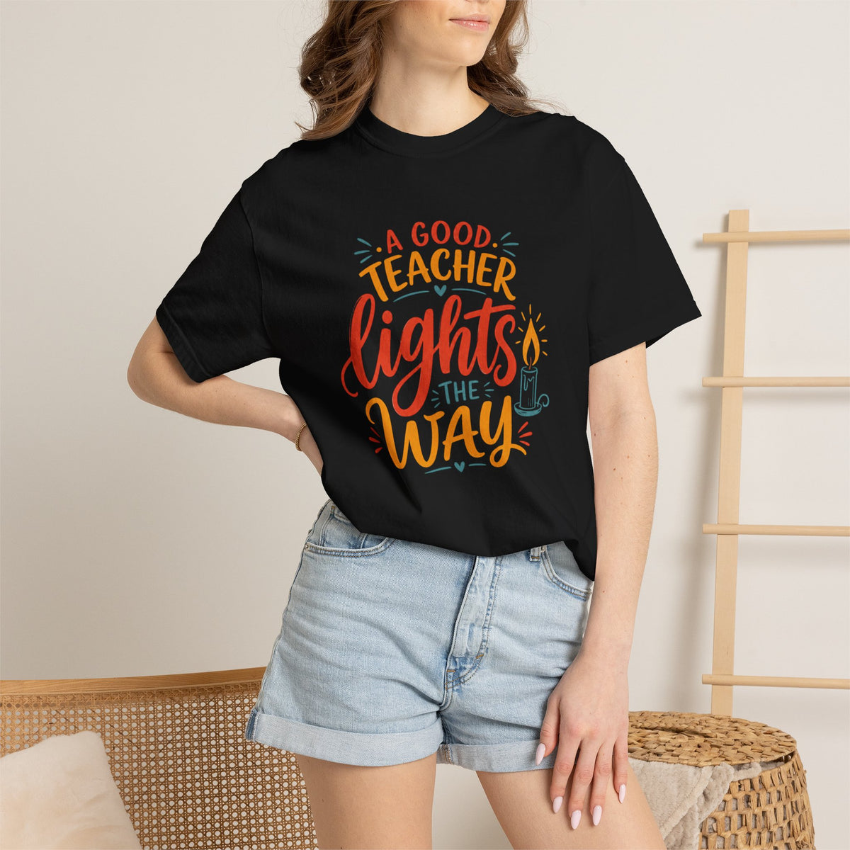 A Good Teacher Lights the Way T-shirt | Teacher Appreciation Tee