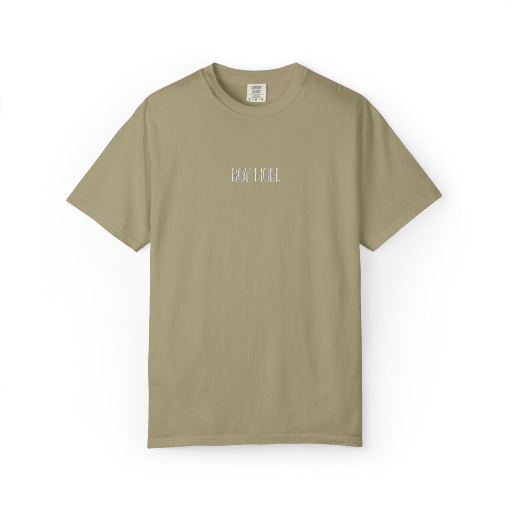 Boy Mom Comfort Colors Embroidered Tee
