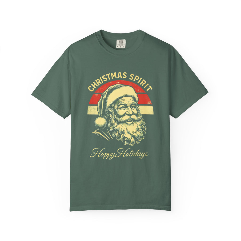 Vintage Santa Christmas Spirit T-shirt | Happy Holidays